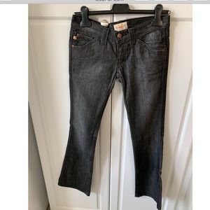 Frankie B premium jeans washed black-Butterfly